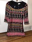 NWT Milly Vintage Silk Beaded Collar Shift Dress Size 2