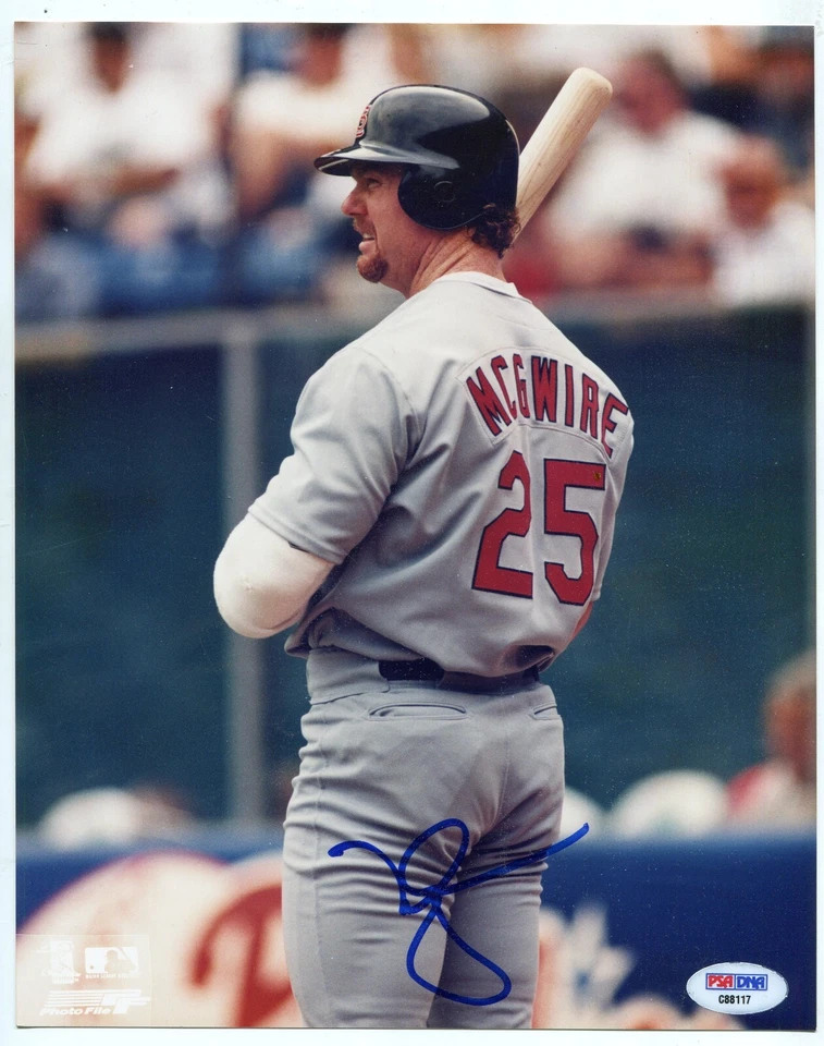 Mark McGwire Autographed 8x10 Photo PSA/DNA Cardinals - Image 1 of 2