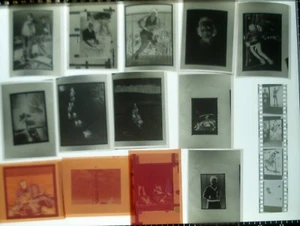 Lotto di 14 vintage pellicola fotografica negativa sport/atleti - LEGGERE - Foto 1 di 5