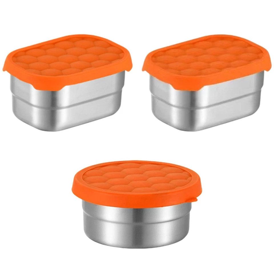 Stainless Steel Food Storage Container Fruit Box Metal Meal Prep Food Container - Image 1 of 1