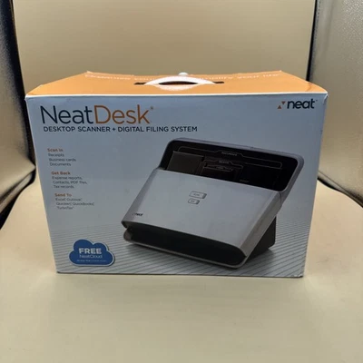 New In Box Neat Desk Desktop Scanner and Digital Filing System ND-1000 - Image 1 of 4
