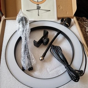 Ultexon LED Ring Light 10" with Tripod Stand and Flexible Phone Holder new - Picture 1 of 4