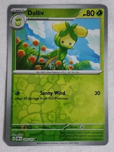 Dolliv #20 Obsidian Flames Reverse Holo Pokémon TCG - Picture 1 of 2