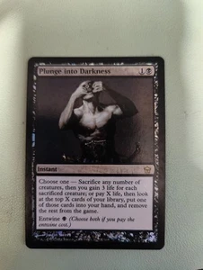 Magic The Gathering Plunge Into Darkness Instant Foil, Fifth Dawn Edition - Picture 1 of 2