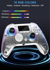 AOC Wireless Gaming Controller for PC/Switch/iOS/Android/PS4, Interactive Screen - Picture 1 of 8