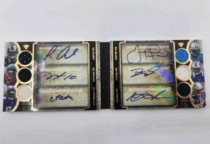 2013 Topps Triple Threads 6 Autos Booklet DEANDRE HOPKINS CORDARELLE PATTERSON - Picture 1 of 20