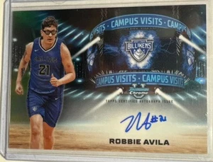 2024-25 Bowman U Chrome #CVA-RA Robbie Avila Campus Visit On Card Auto - Picture 1 of 4