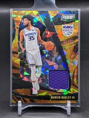 Marvin Bagley III 2019 Player Of The Day Cracked Ice Game Worn Jersey Patch /99 - Image 1 of 2