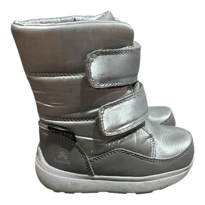 Kamik Bebé Niña Snowcutie (Niño Pequeño) Niñas Talla 7 Gris Plateado Foto 1 de 4