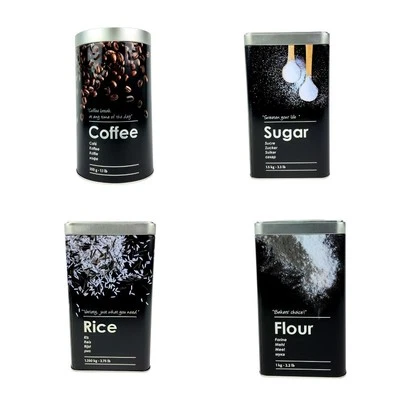 Vorratsdose Metall Behälter Vorratsbehälter Vorratsgefäss Kaffee mehrere Motive - Bild 1 von 3