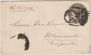 1893 Columbian Entire New York P to Venezuela Hollinside Kunhardt & Co (i317) - Picture 1 of 2