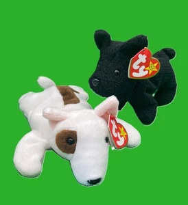 Ty Beanie Bebés Perros Cachorros Butch Scottie Terriers Bolsa de Frijoles Juguetes de Peluche - Imagen 1 de 7