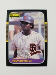 Tarjeta de béisbol Tony Gwynn 1987 Leaf #235 San Diego Padres - Imagen 1 de 2
