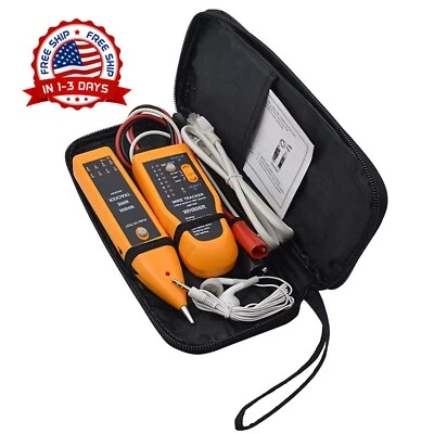 Toner De Red Ethernet Rj11 Rj45 Probador De Cable De Red Lan Tracker Buscador... Foto 1 de 4