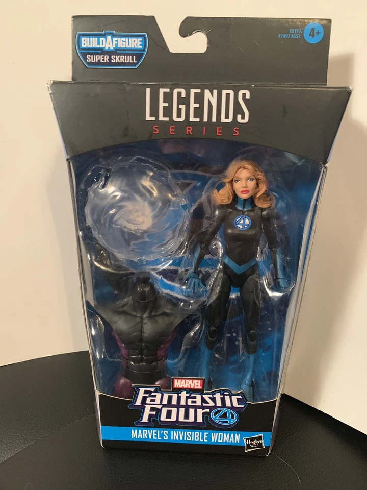 Invisible Woman Sue Storm Marvel Legends Fantastic 4 Super Skrull BAF Hasbro 6"