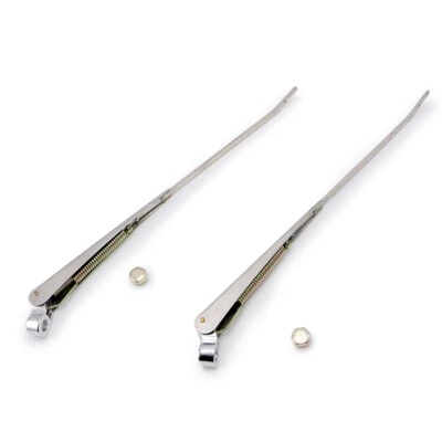 Fits Datsun 620 Kbd Rh Driver 1972 79 Windshield Wiper Arms Assembly Silver Foto 1 de 4