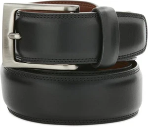 Perry Ellis Portfolio Men's Leather Dress Belt-Color: Black-Size: Small(30/32) - Picture 1 of 1