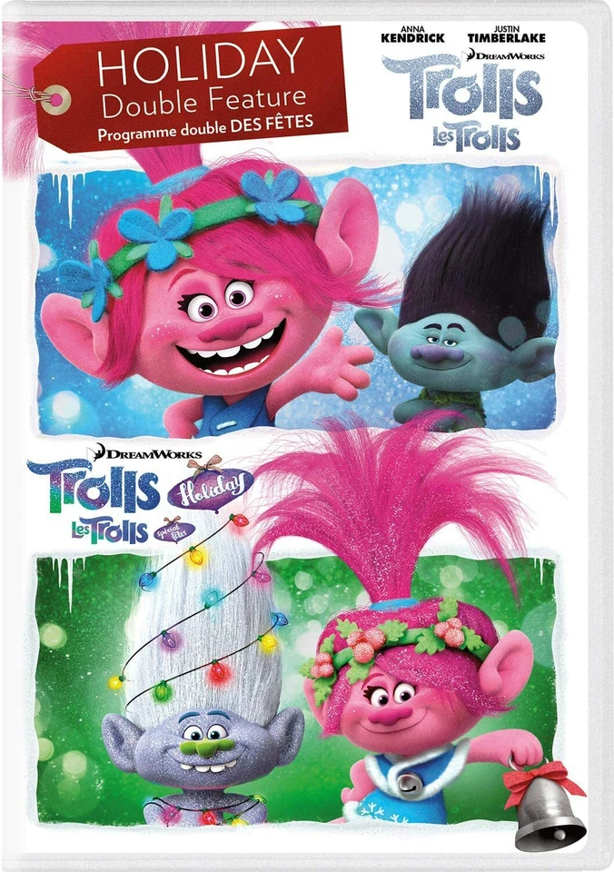 Trolls / Trolls Holiday - Holiday Double Feature (Sous-titres français) - DVD -  - Image 1 of 2