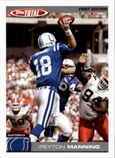 2004 Topps Total First Edition Colts Football Card #100 Peyton Manning