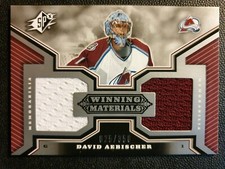 2005-06 SPx Winning Materials World Cup-Ae David Aebischer (2CLR) #025/350