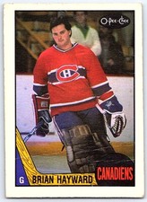 1987-88 O-Pee-Chee Brian Hayward Montreal Canadiens #230