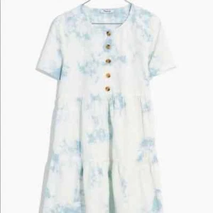 Madewell Tie Dye Botón Frontal Niveles Columpio Vestido S - Imagen 1 de 1