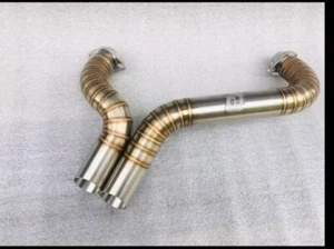 Header Art LAF Pipes Drag HD Exhaust Fits Harley Davidson Sportster 883 1200 - Picture 1 of 3