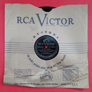 PERRY COMO If I'm Lucky b/w One More Vote 78 rpm Vinyl VG+ RCA 20 1945 - Foto 1 di 3
