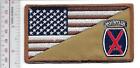 Us Army Afghanistan 10Th Mountain Division Class - A Shoulder Patch Hooks