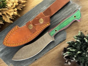 Skinner Hunting Knives | Damascus Steel Blade | Premium Pakka Handle | D368 - Picture 1 of 4