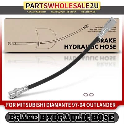Rear Inner Brake Hydraulic Hose for Mitsubishi Diamante 97-04 Outlander 05-06 - Image 1 of 4