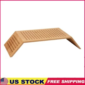 Laptop Riser Monitor Stand Ergonomic Desktop Organizer W/ Storage Solution New - Picture 1 of 9