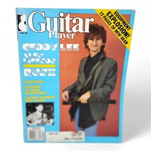 Vtg Guitar Player Magazine Apr 1986 Geddy Lee Rush Kazumi Watanabe + Flexi Disc - Imagen 1 de 6