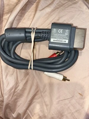 GENUINE Microsoft XBox 360 COMPONENT Cable A/V Audio/Video RGB HDTV 1080 cord -B - Image 1 of 2