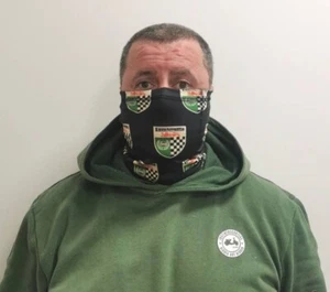 LAMBRETTA CASTROL SHEILD SCOOTER MASK NECK TUBE BANDANA GP150 GP200 Li125 SX150 - Picture 1 of 3
