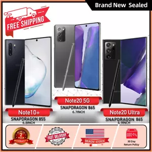 Samsung Galaxy Note 20 Ultra 5G/Note 10+ Plus/FULLY UNLOCKED GSM+CDMA ALL MEMORY - Picture 1 of 21