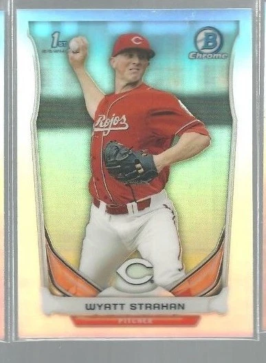2014 Bowman Chrome Draft Refractors #CDP97 Wyatt Strahan (ref43290) - Image 1 of 1