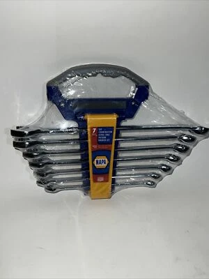 NAPA 7 Piece SAE Combination Extra Long Pattern Wrench Set 12 Point Free Ship!!! - Image 1 of 4