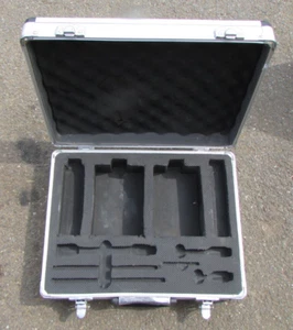 Metal Camera Camera Lense Carry Case Padded Inside - Picture 1 of 6