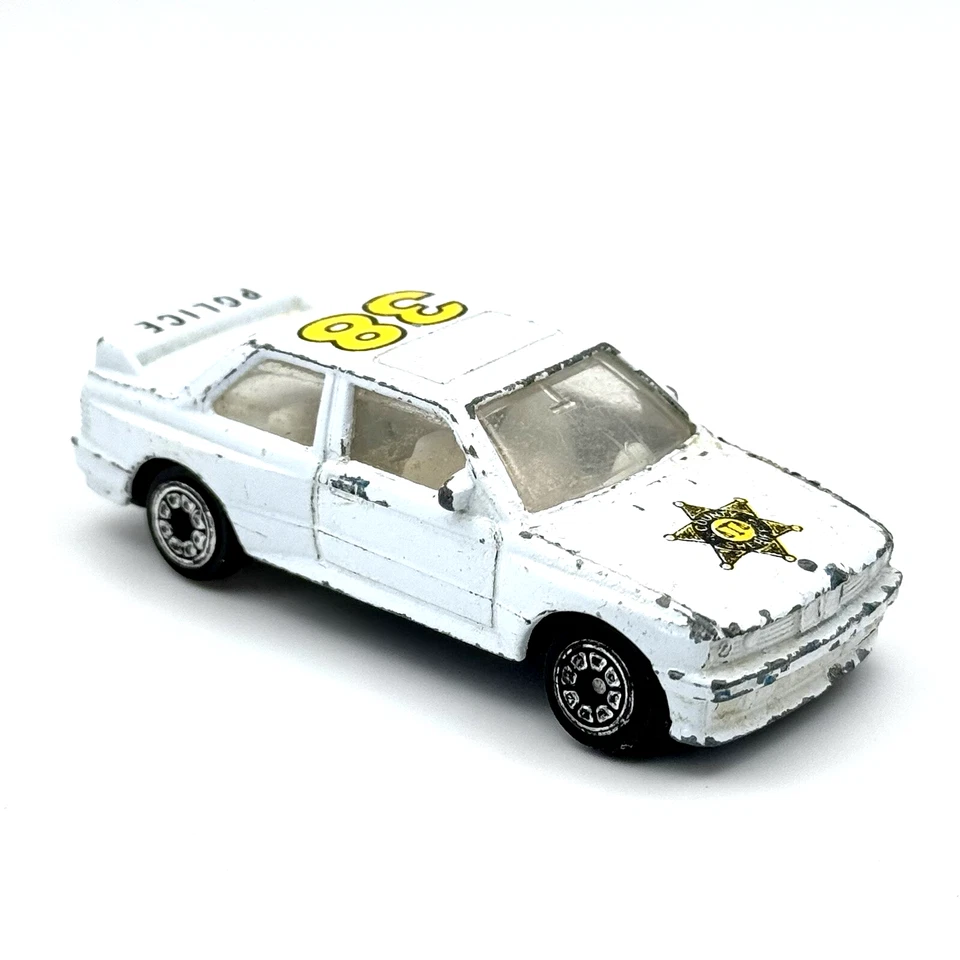 Vintage Welly BMW M3 325i Police #38 Car Diecast 1:64 Scale Model - Image 1 of 4