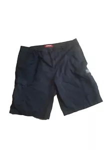 Union Bay Cargo Shorts Men's 42 Plus Black 10" Inseam Cotton Zip Button - Picture 1 of 9