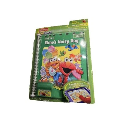 Fisher Price Sesame Street Power Touch Book and Cartridge Elmo’s Noisy Day  - Image 1 of 4