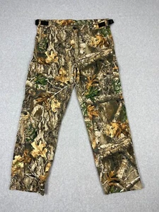 Habit Pants Mens L Realtree Camo Cargo Pockets Hunting Adjustable Waist - Picture 1 of 16