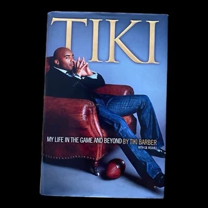 Tiki by Tiki Barber New York Giants 2007 1. Auflage handsigniert signiert - Bild 1 von 5
