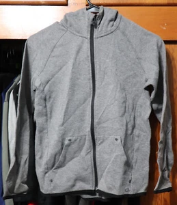 GapFit Performance Tech Hoodie Gap Kids Fit Dry Gray Full Zip Youth Large YL 10 - Picture 1 of 4