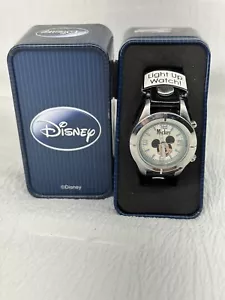 mickey maus uhr lederband nagelneu, funktionsfähig - Bild 1 von 6