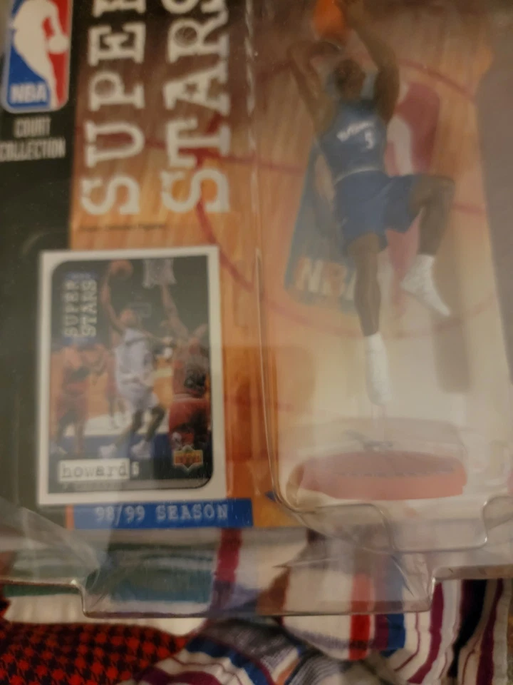 NBA Washington Wizards Super Stars Action Figure: Juwan Howard, 1998. New - Image 1 of 1
