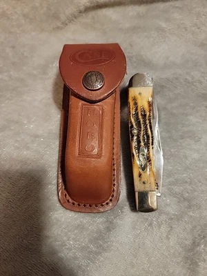 Case XX 6.5354 Bone Stag Full 3 Blade Hobo Mint - Image 1 of 4