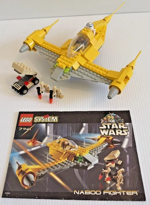 LEGO Set 7141 - Star Wars Naboo Fighter - 100% Complete w/Minfigs & Instructions - Image 1 of 4
