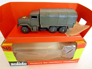 Solido Meilleurs Modeles 245 US Kaiser Jeep Army Truck in scatola rossa/gialla - Foto 1 di 13